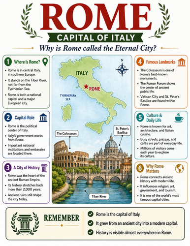 Rome I Educational Poster I Classroom Decor