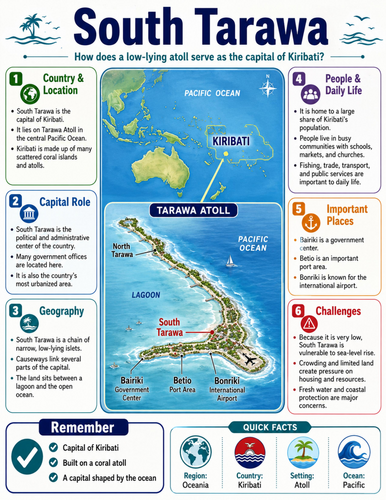 South Tarawa I Educational Poster I Classroom Decor