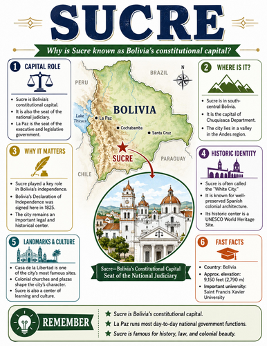 Sucre I Educational Poster I Classroom Decor