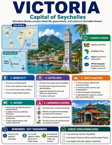 Victoria I Educational Poster I Classroom Decor