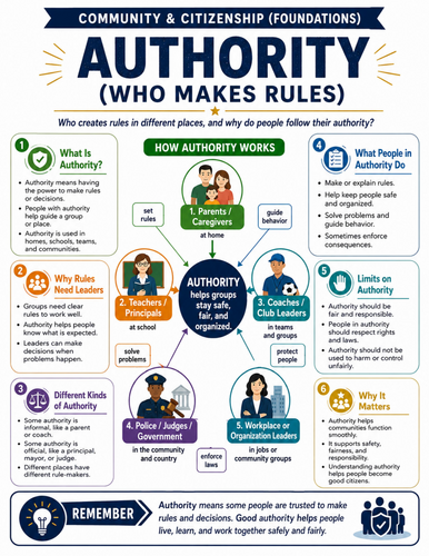 Authority I Educational Poster