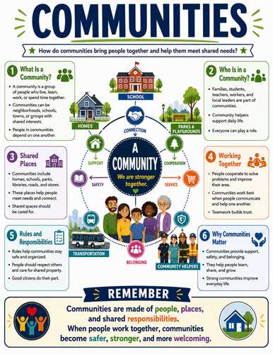 Communities I Educational Poster