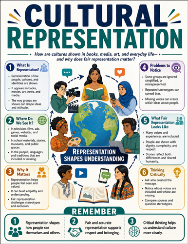 Cultural Representation I Educational Poster
