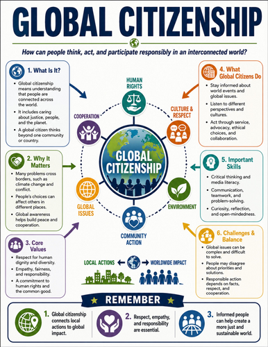 Global Citizenship I Educational Poster