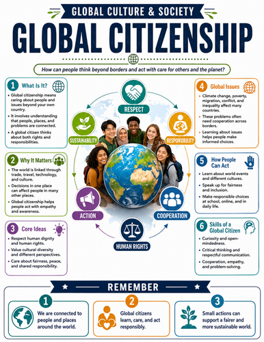 Global Cityzenship I Educational Poster
