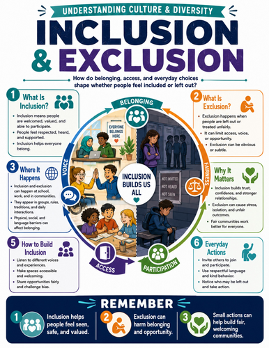 Inclusion & Exclusion I Educational Poster
