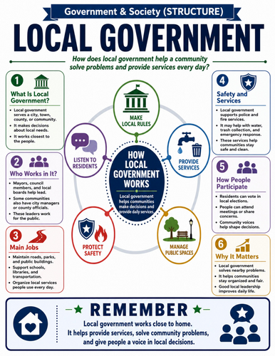 Local Government I Educational Poster