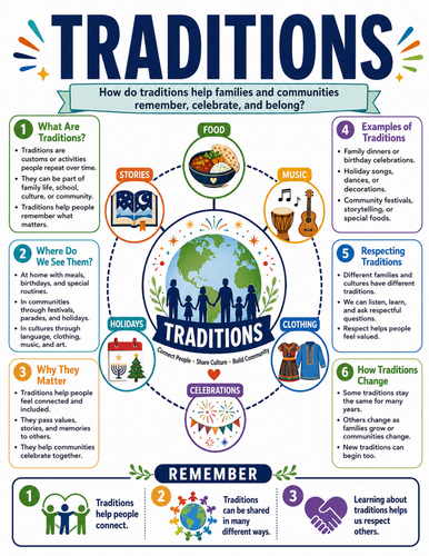 Traditions I Educational Poster