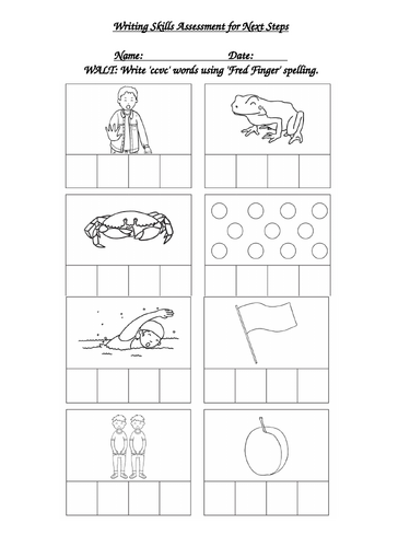 Literacy Blending Worksheet Bundle - Age 4-7