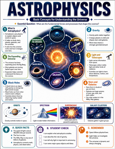 Astrophysics I Educational Poster