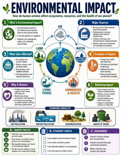 Environmental Impact I Educational Poster