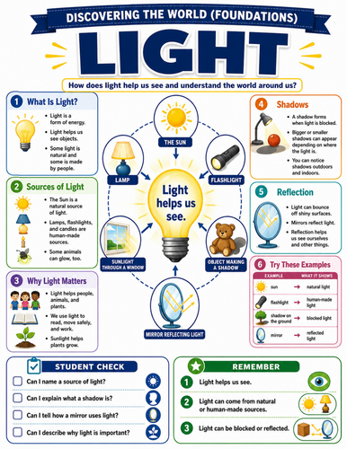 Light I Educational Poster