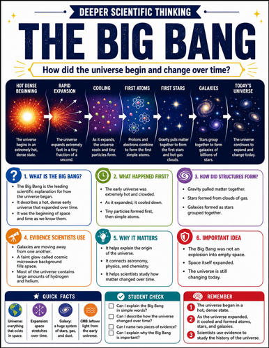 The Big Bang I Educational Poster