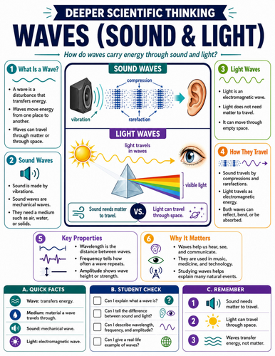 Waves I Educational Poster
