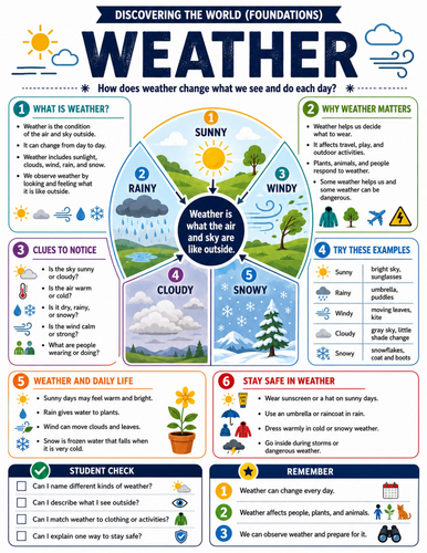 Weather I Educational Poster