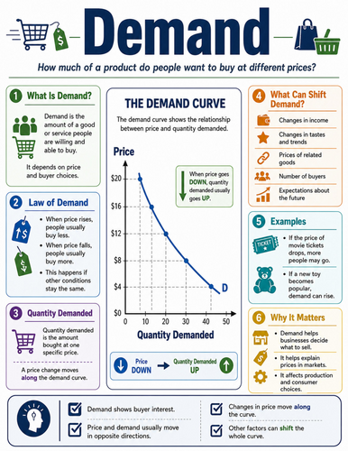 Demand I Educational Poster