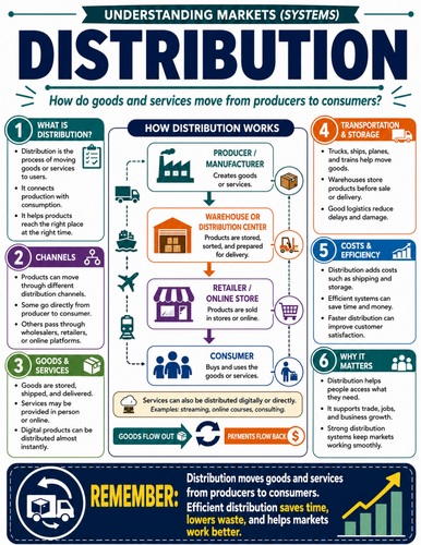 Distribution I Educational Poster