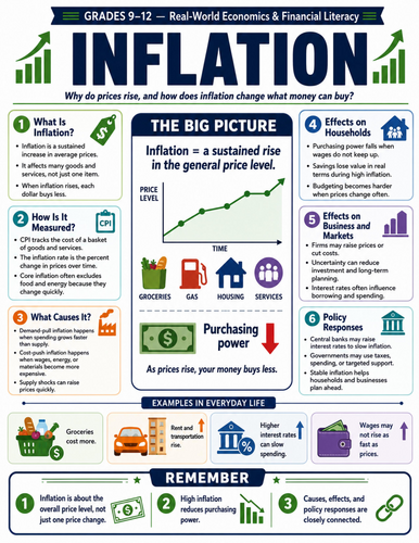 Inflation + I Educational Poster
