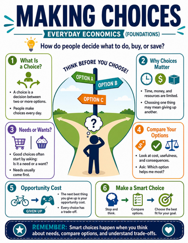 Making Choices I Educational Poster