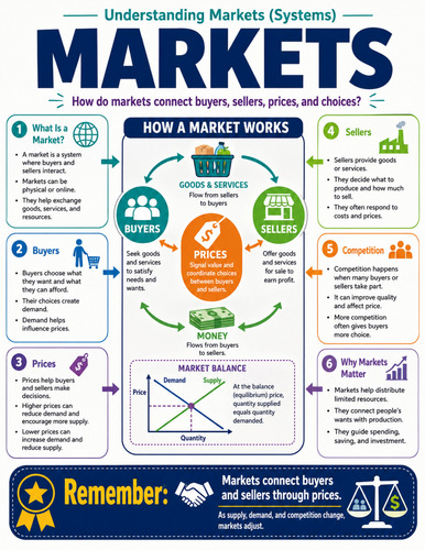 Markets I Educational Poster