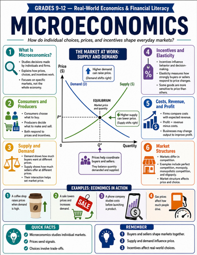 Microeconomics I Educational Poster
