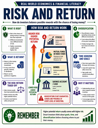 Risk and Return I Educational Poster
