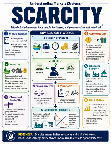 Scarcity I Educational Poster