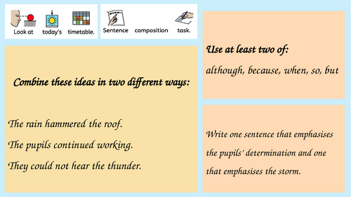 Year 6 Sentence Composition Morning Tasks: SATs Writing Skills