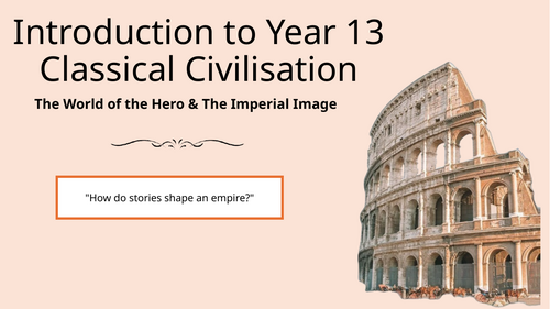 CLASSICS - INTRO (Aeneid & Imperial Image)