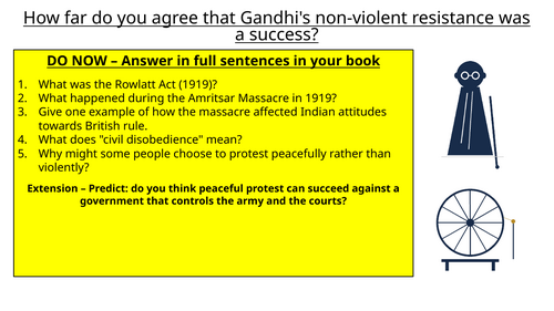 How Far Do You Agree That Gandhi's Non-Violent Resistance Was a Success? | KS3 History Lesson