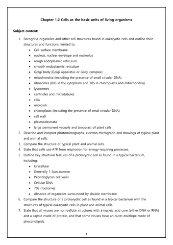 1.2 Cells as the Basic Units of Life Cambridge_International AS & A Level Biology (9700) 2025-27 –