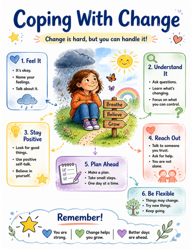 Coping With Change I Educational Poster I Classroom Decor