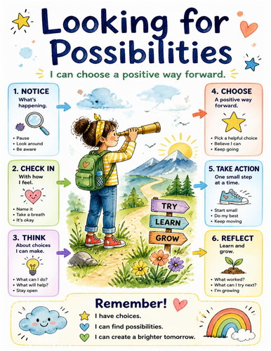 Looking for Possibilities I Educational Poster I Classroom Decor