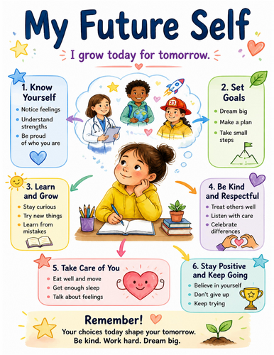 My Future Self I Educational Poster I Classroom Decor