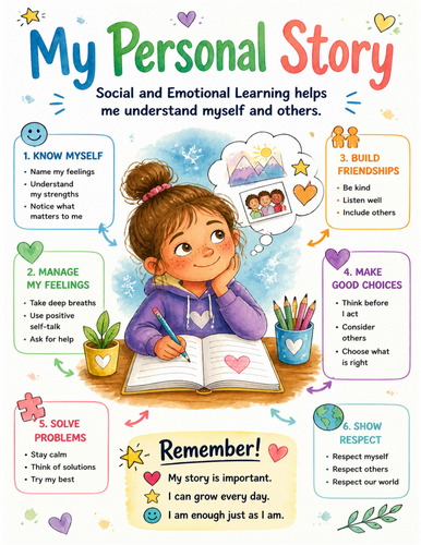 My Personal Story I Educational Poster I Classroom Decor