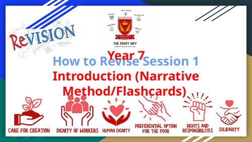 KS3 Year 7 Science - How to Revise Session 1 (Narrative Story/Flashcards)