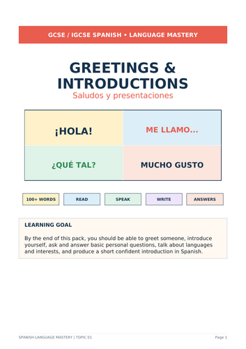 GREETINGS AND INTRODUCTIONS