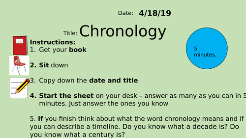 Chronology & Centuries | Complete 2-Lesson History Skills Resource | KS2–KS3