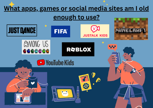 Social Media Primary School Display Posters