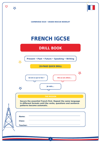 French IGCSE Drill Book 0520