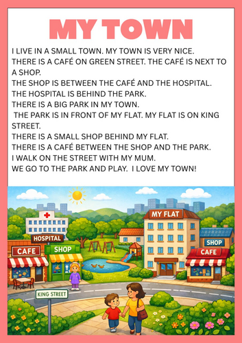 Text "My town"