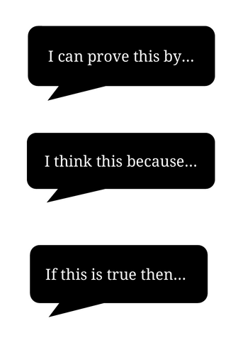 Maths sentence stems