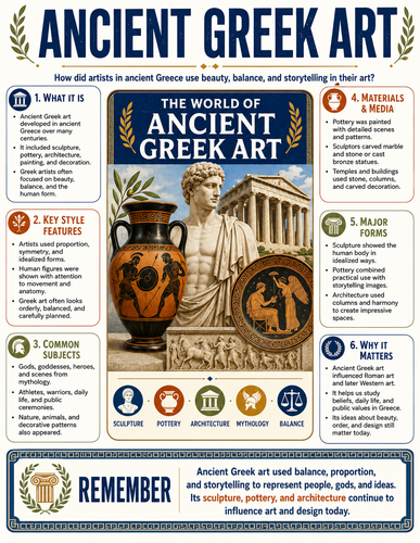 Ancient Greek Art I Infographic