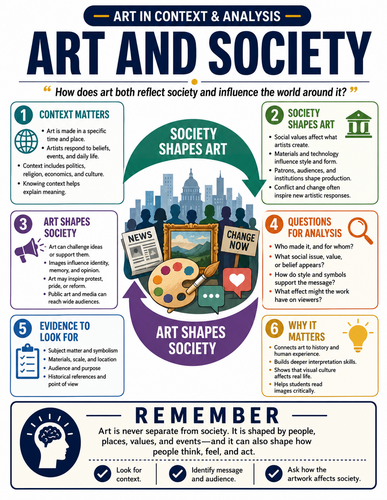 Art and Society I Infographic