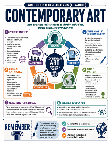 Contemporary Art I Infographic