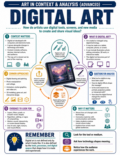 Digital Art I Infographic