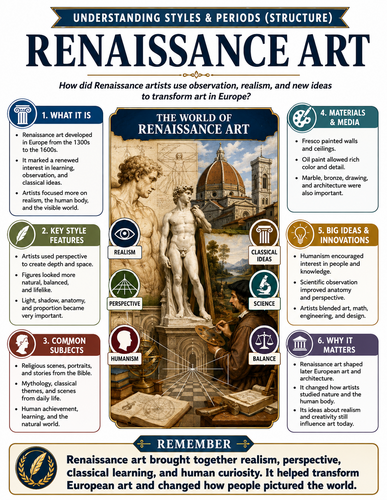 Renaissance Art I Infographic