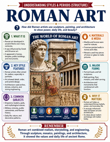 Roman Art I Infographic