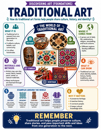 Traditional Art I Infographic