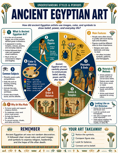 Ancient Egyptian Art I Infographic